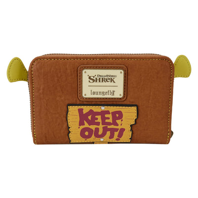 Loungefly Dreamworks Shrek Keep Out Cosplay Zip-Around Wallet - Back