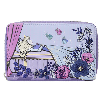 Loungefly Disney Sleeping Beauty 65th Anniversary Zip-Around Wallet - Front