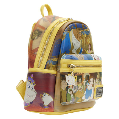 Loungefly Disney Beauty and the Beast Belle Princess Scene Mini Backpack - Alternate Side View