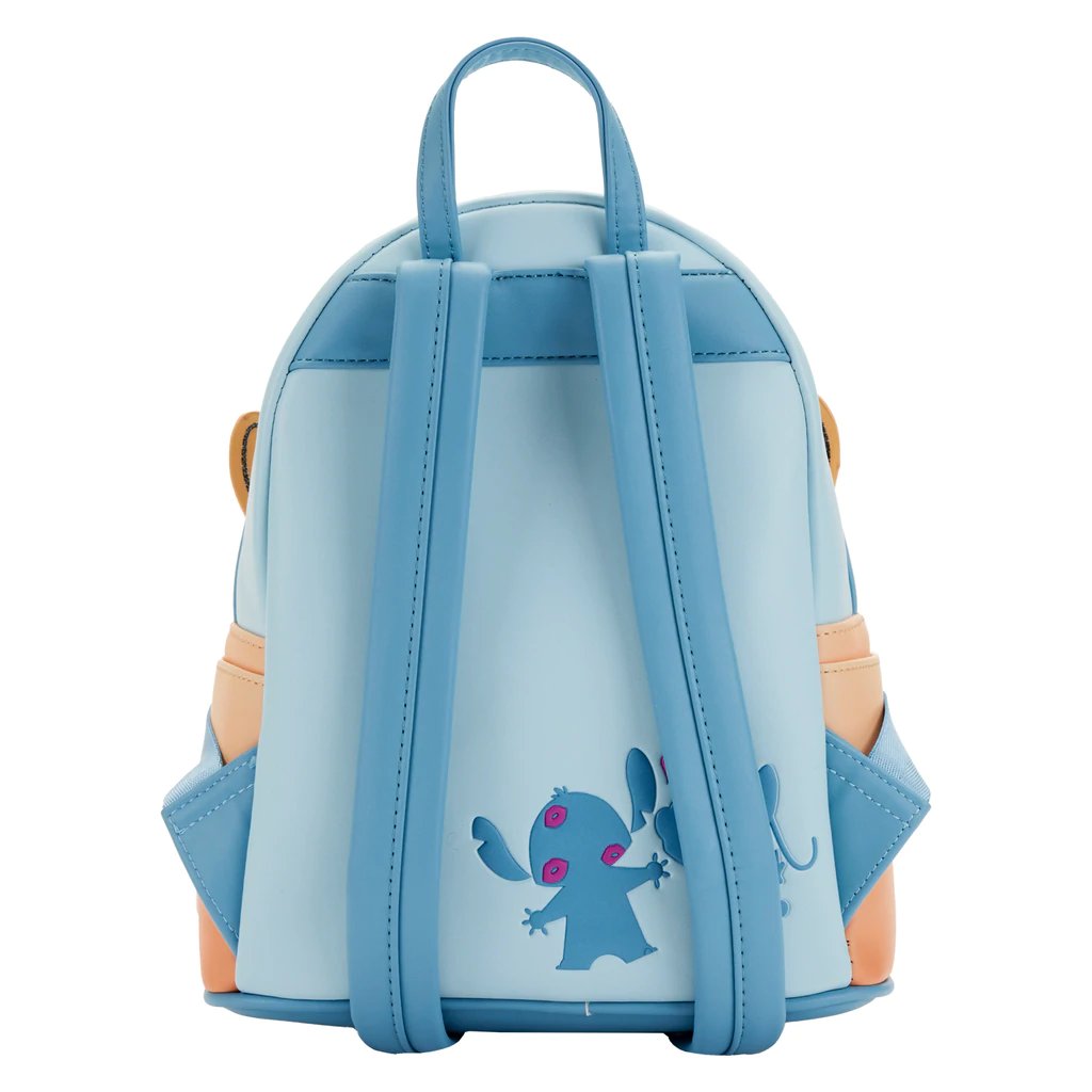 Loungefly Disney Lilo & Stitch Snow Cone Date Night Mini Backpack - Back