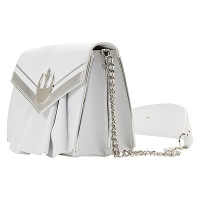 Loungefly Star Wars Princess Leia White Cosplay Chain Strap Crossbody - Side View