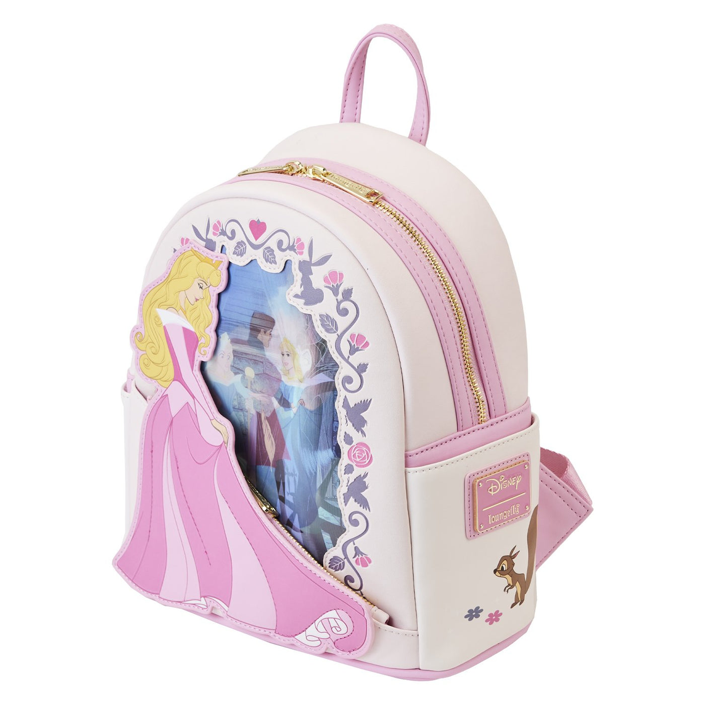 Loungefly Disney Sleeping Beauty Princess Lenticular Mini Backpack - Top View