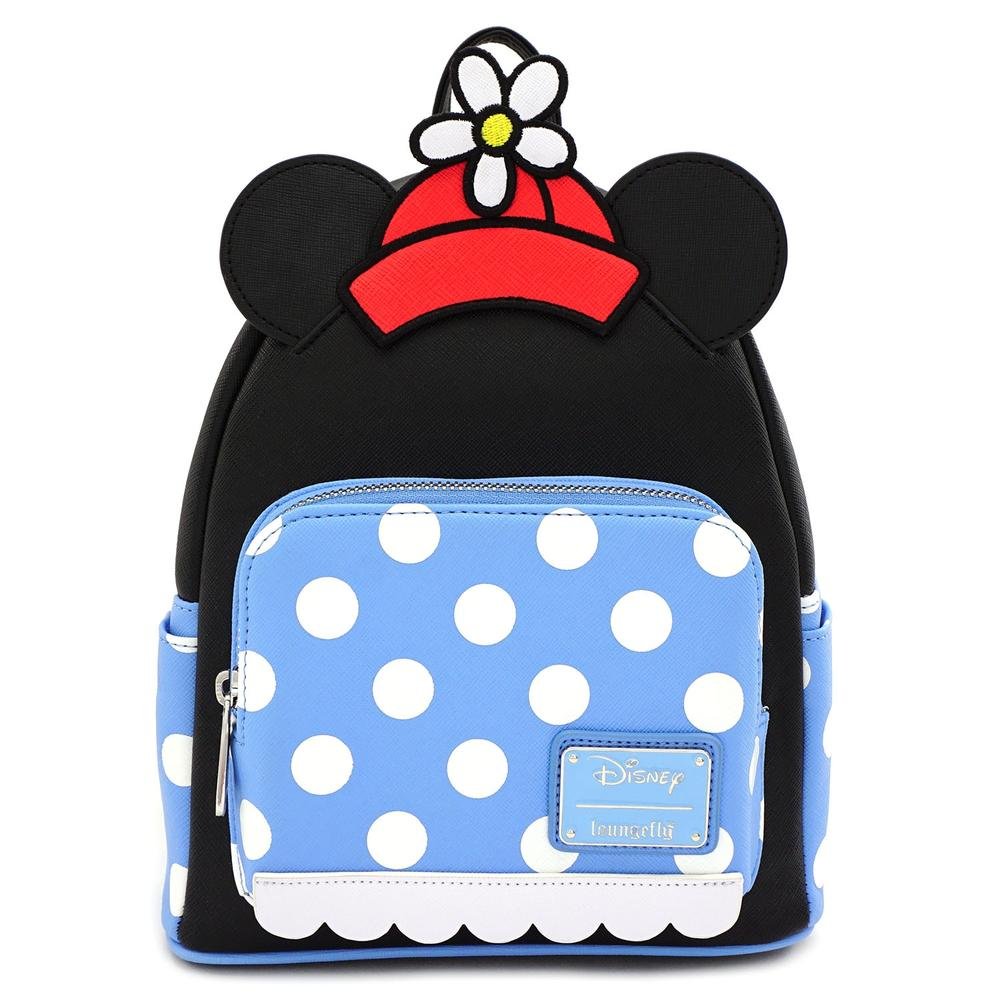 LOUNGEFLY X DISNEY POSITIVELY MINNIE POLKA DOT MINI BACKPACK - FRONT