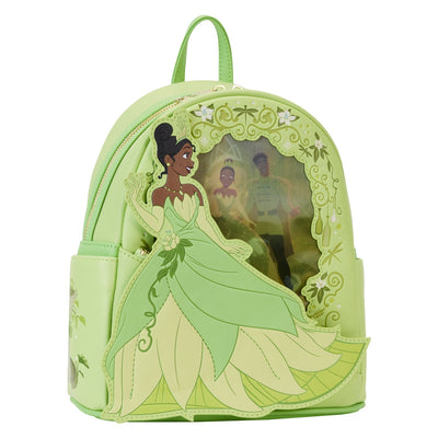 Loungefly Disney Princess and the Frog Tiana Lenticular Mini Backpack - Lenticular Screen