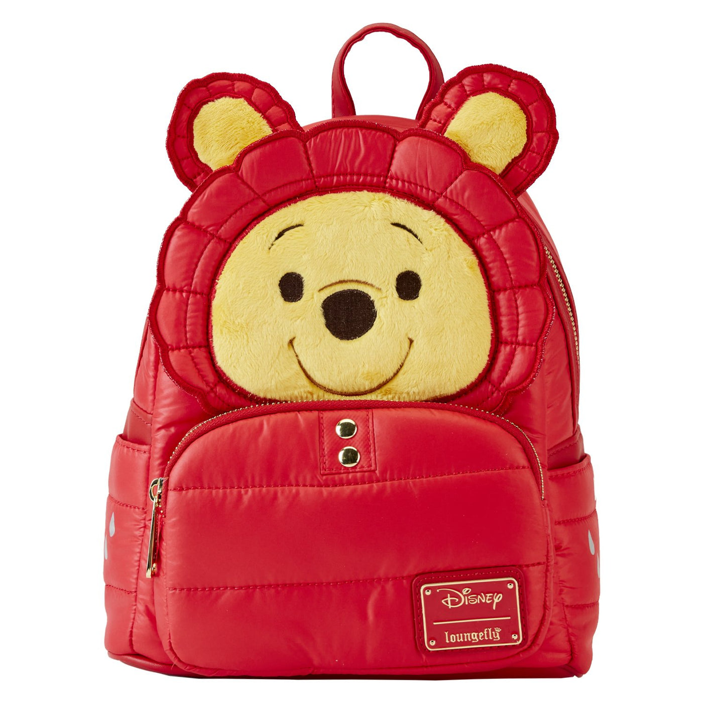 Loungefly Disney Winnie the Pooh Puffer Jacket Cosplay Mini Backpack - Front