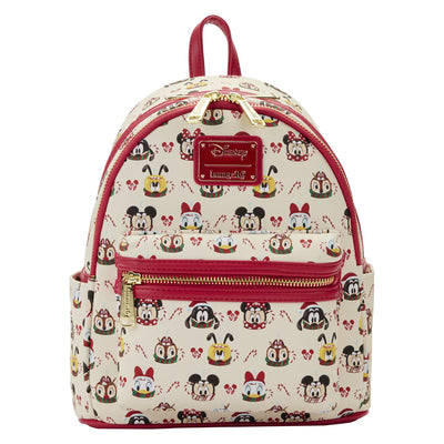 Loungefly Disney Hot Cocoa Allover Print Mini Backpack with Headband Combo - Front