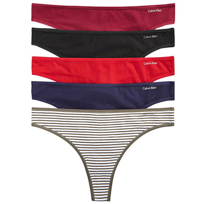 Signature Cotton Thong 5-Pack