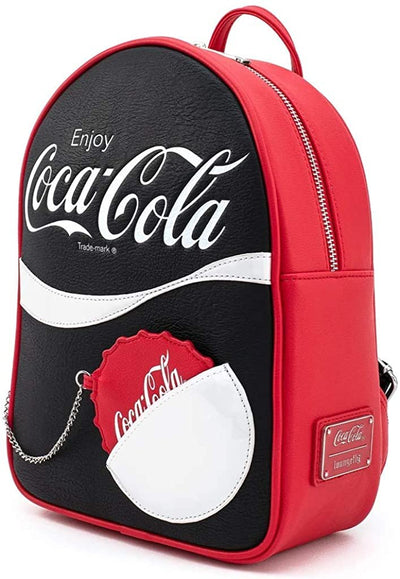 Coca-Colo Logo with Coin Purse Mini Backpack