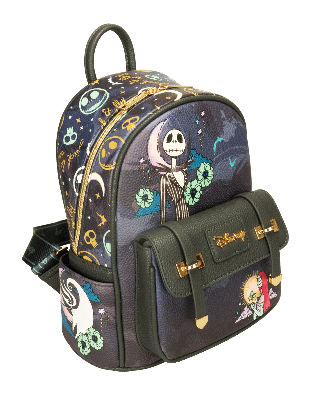 WondaPop Disney Nightmare Before Christmas Jack &amp; Sally Mini Backpack - Top View