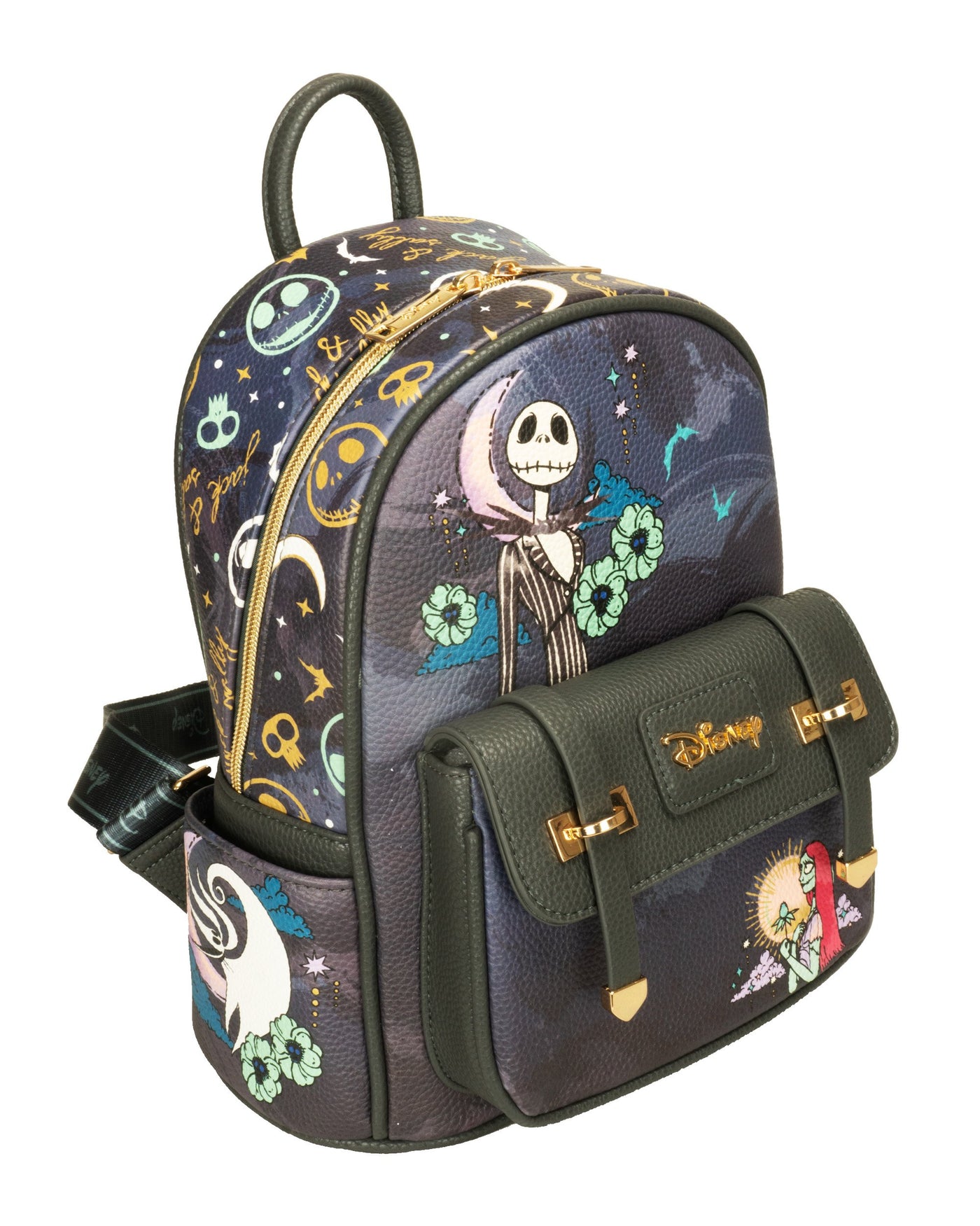 WondaPop Disney Nightmare Before Christmas Jack & Sally Mini Backpack - Top View