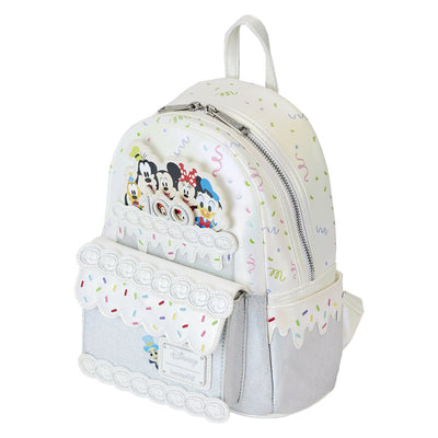 Loungefly Disney 100 Celebration Cake Mini Backpack - Top View