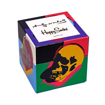 Andy Warhol Skull Socks Gift Box Set - 3-Pack