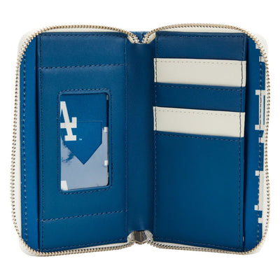 Loungefly MLB Los Angeles Dodgers Patches Zip-Around Wallet - Inside