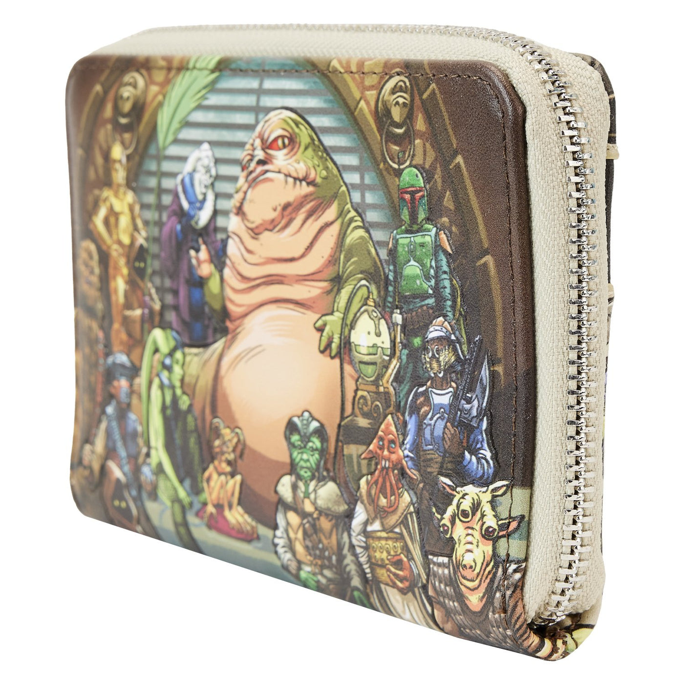 Loungefly Star Wars Return of the Jedi 40th Anniversary Jabba's Palace Zip-Around Wallet - Side View