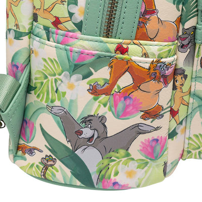 707 Street Exclusive - Loungefly Disney Jungle Book Friends Mini Backpack - Side Pocket