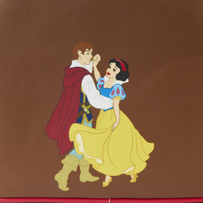 Loungefly Disney Snow White Lenticular Princess Series Mini Backpack - Back Closeup - 671803391956