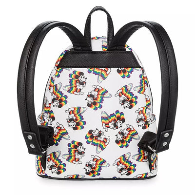 Loungefly Disney&amp;amp;amp;amp;#x27;s Mickey Mouse Rainbow Mini Backpack - BACK