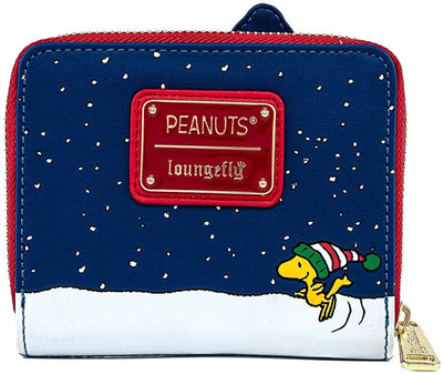 Peanuts Snoopy Christmas Zip-Around Wallet