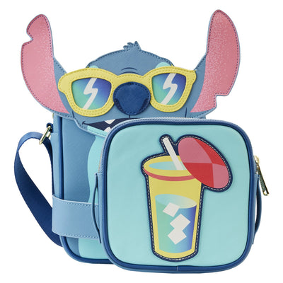 Loungefly Disney Stitch Beach Day Crossbuddy - Detachable Bag Back