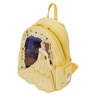 Loungefly Disney Beauty and the Beast Belle Princess Lenticular Mini Backpack - Top