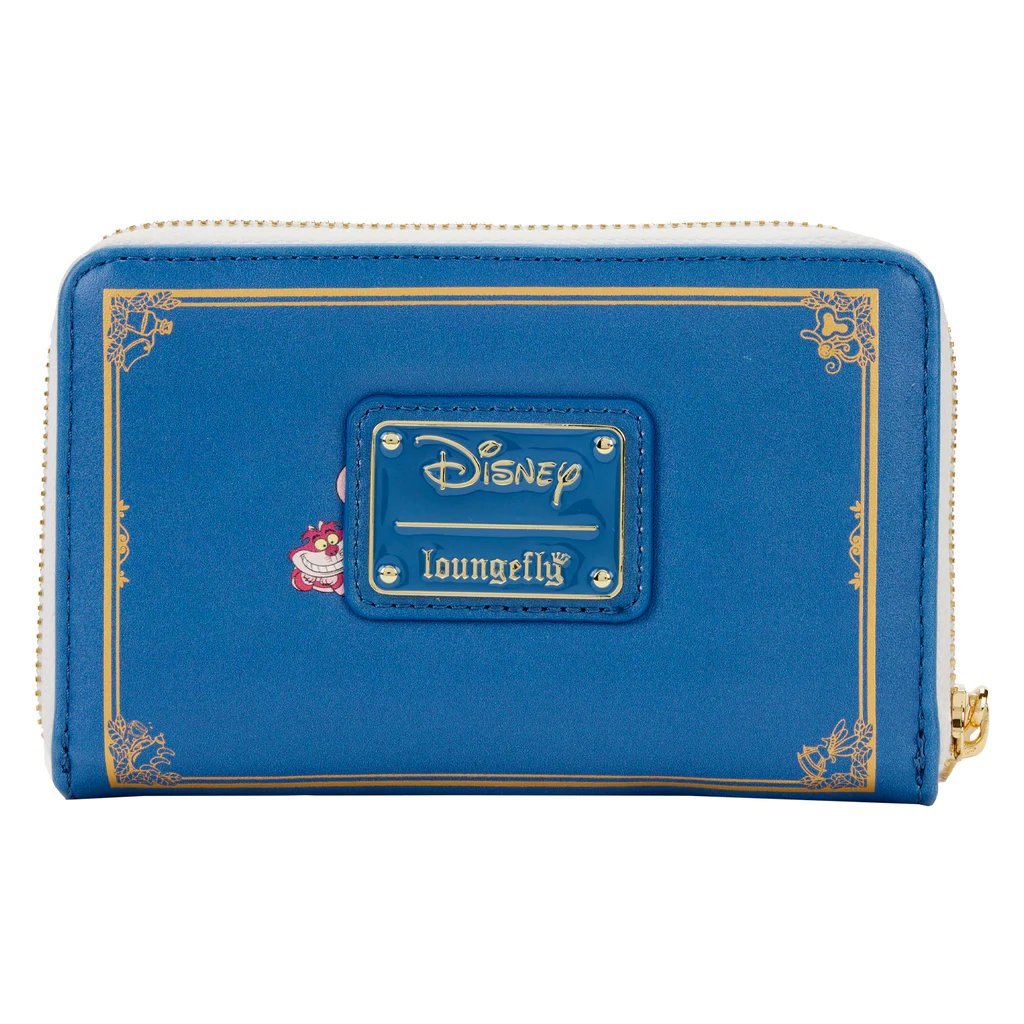 Loungefly Disney Alice in Wonderland Classic Book Zip-Around Wallet - Back