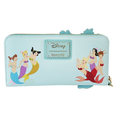 Loungefly Disney The Little Mermaid Princess Lenticular Zip-Around Wallet - Back