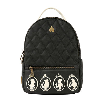 Loungefly Faux Leather Disney Princesses Silhoutte Backpack - FRONT