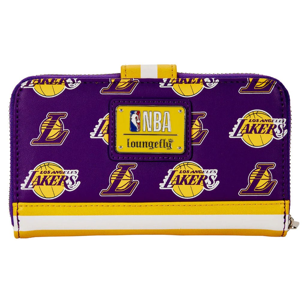 Loungefly NBA Los Angeles Lakers Zip-Around Wallet - Back