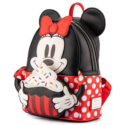 Loungefly Disney Minnie "Oh My" Cosplay Sweets Mini Backpack - Side
