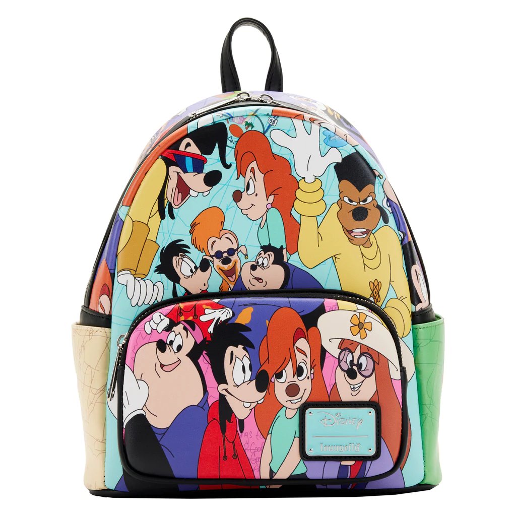 Loungefly Disney Goofy Movie Collage Mini Backpack - Front