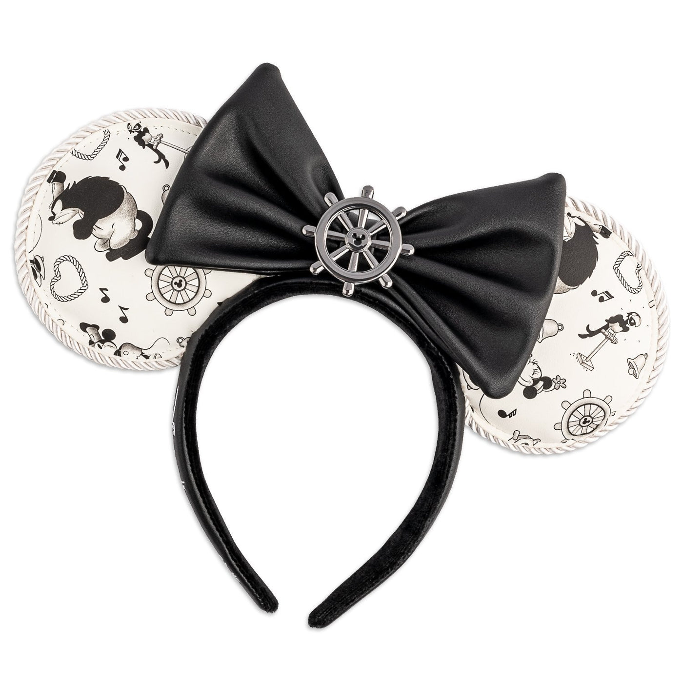 Loungefly Disney Steamboat Willie Minnie Ears Headband - Front