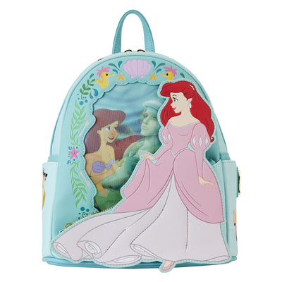Loungefly Disney The Little Mermaid Princess Lenticular Mini Backpack - Front