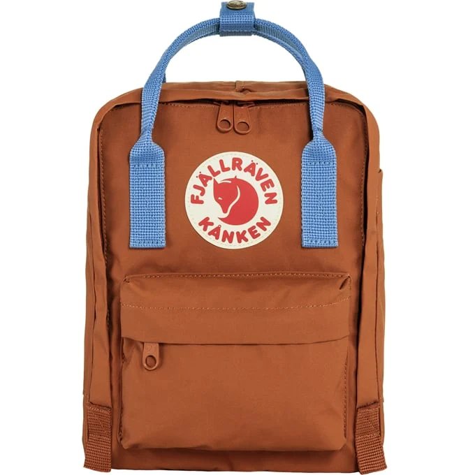 Fjallraven Kanken Mini Backpack - Foliage Green - Terracotta Brown - Ultramarine