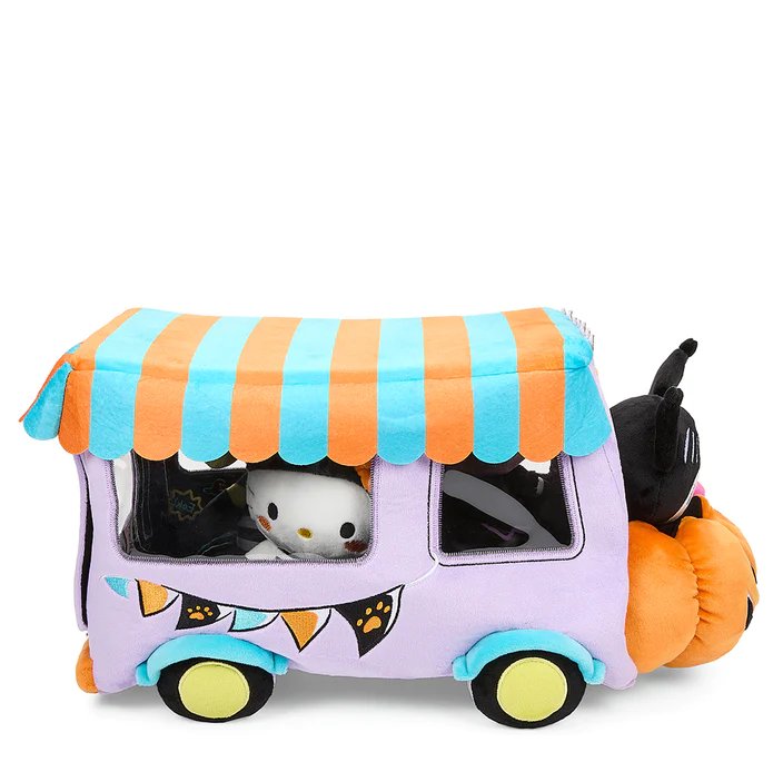 Kidrobot Sanrio 18" Hello Kitty and Friends Halloween Food Truck Plush Toy Set - Alternate Side View