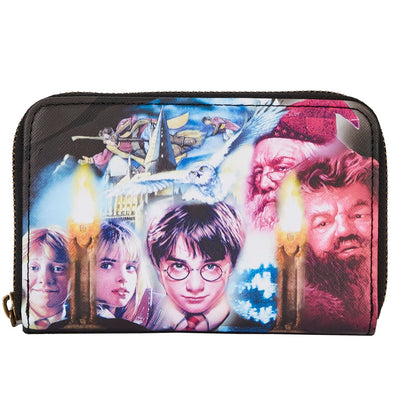 Loungefly Harry Potter Sorcerer's Stone Zip-Around Wallet - Front