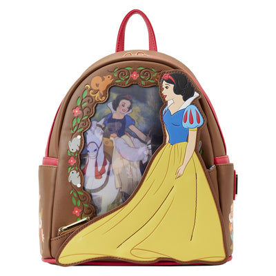Loungefly Disney Snow White Lenticular Princess Series Mini Backpack - Front - 671803391956
