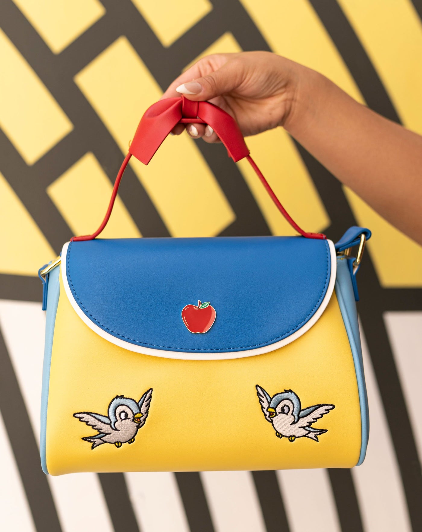 Loungefly Disney Snow White Cosplay Bow Handbag Crossbody - IRL Front