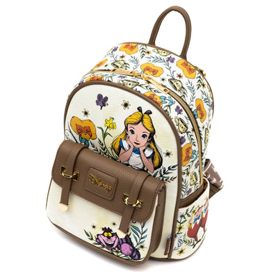 WondaPop Disney Alice in Wonderland Mini Backpack - Top View