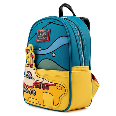 Loungefly The Beatles Yellow Submarine Mini Backpack - Side