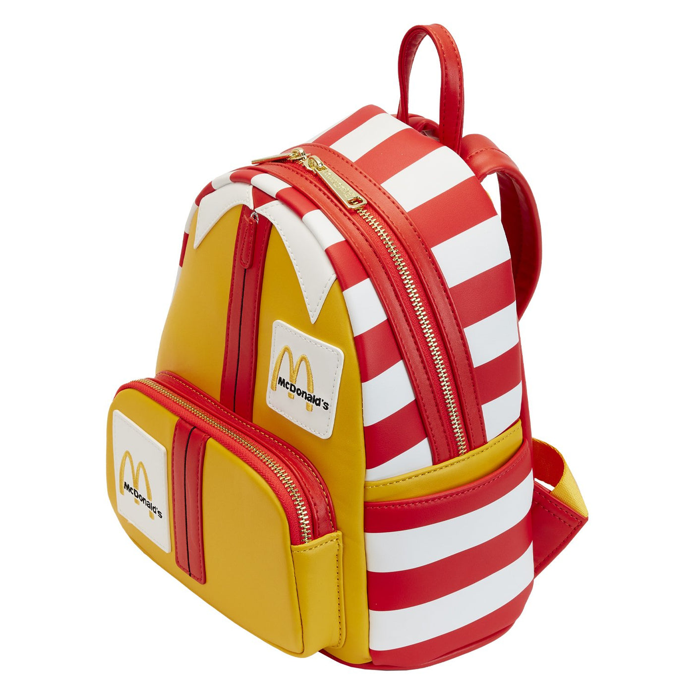 671803452916 - Loungefly McDonald's Ronald Cosplay Mini Backpack - Side View