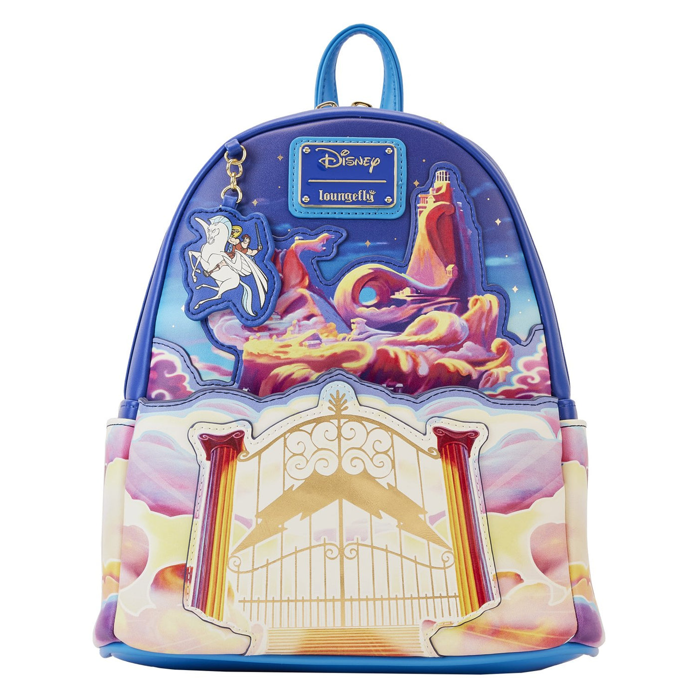 Loungefly Disney Hercules Mount Olympus Gates Mini Backpack - Front