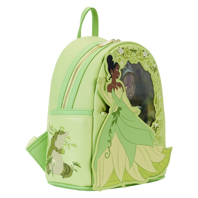 Loungefly Disney Princess and the Frog Tiana Lenticular Mini Backpack - Alternate Side View