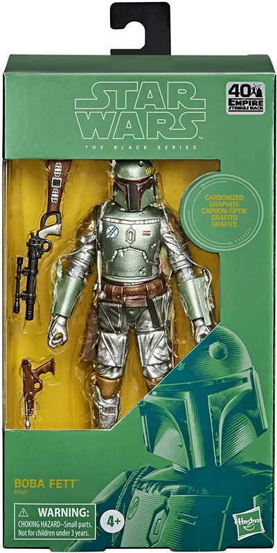 Star Wars The Black Series Carbonized Collection - Boba Fett Toy Figure
