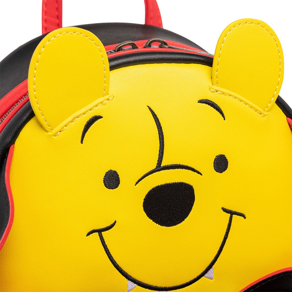 707 Street Exclusive - Loungefly Disney Vampire Winnie the Pooh Cosplay Mini Backpack - Close Up