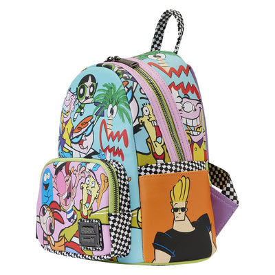 671803465060 - Loungefly Cartoon Network Retro Collage Mini Backpack - Alternate Side View