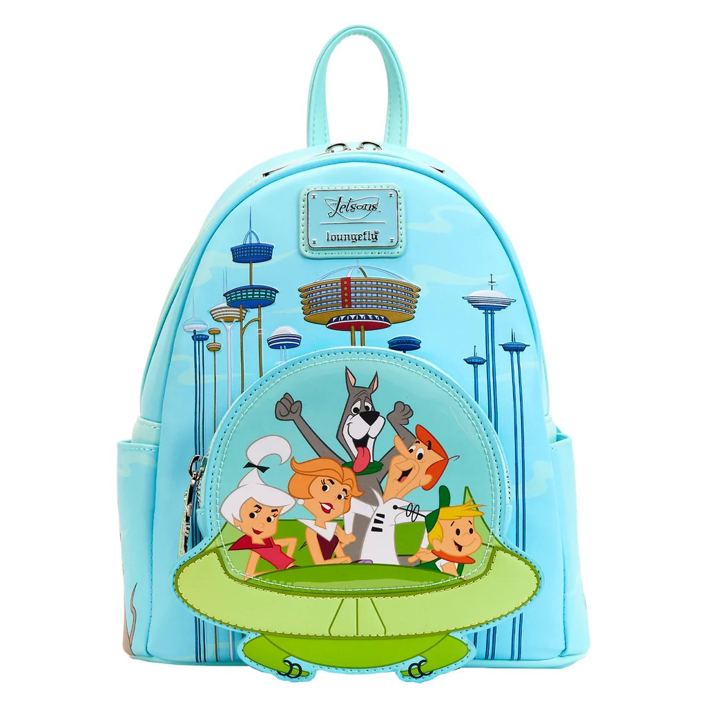 Loungefly Warner Brothers The Jetsons Spaceship Mini Backpack - Loungefly mini backpack front