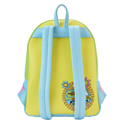 Loungefly Scooby-Doo Psychedelic Monster Chase Glow in the Dark Mini Backpack - Back