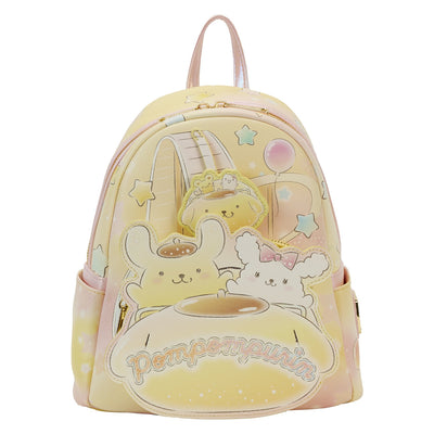 Loungefly Sanrio Pompompurin Carnival Mini Backpack - Moveable Roller Coaster