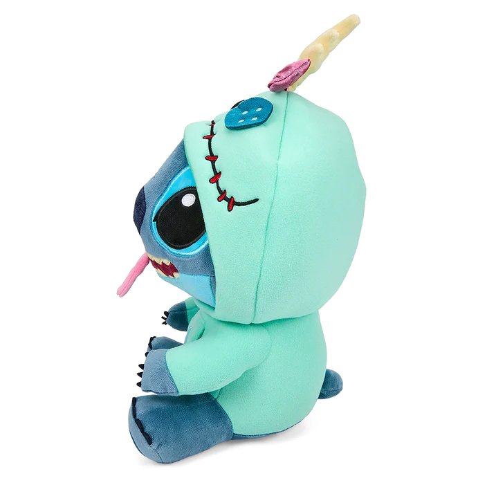 Kidrobot Disney Lilo and Stitch 13" Stitch As Scrump Plush Toy - Full Side View