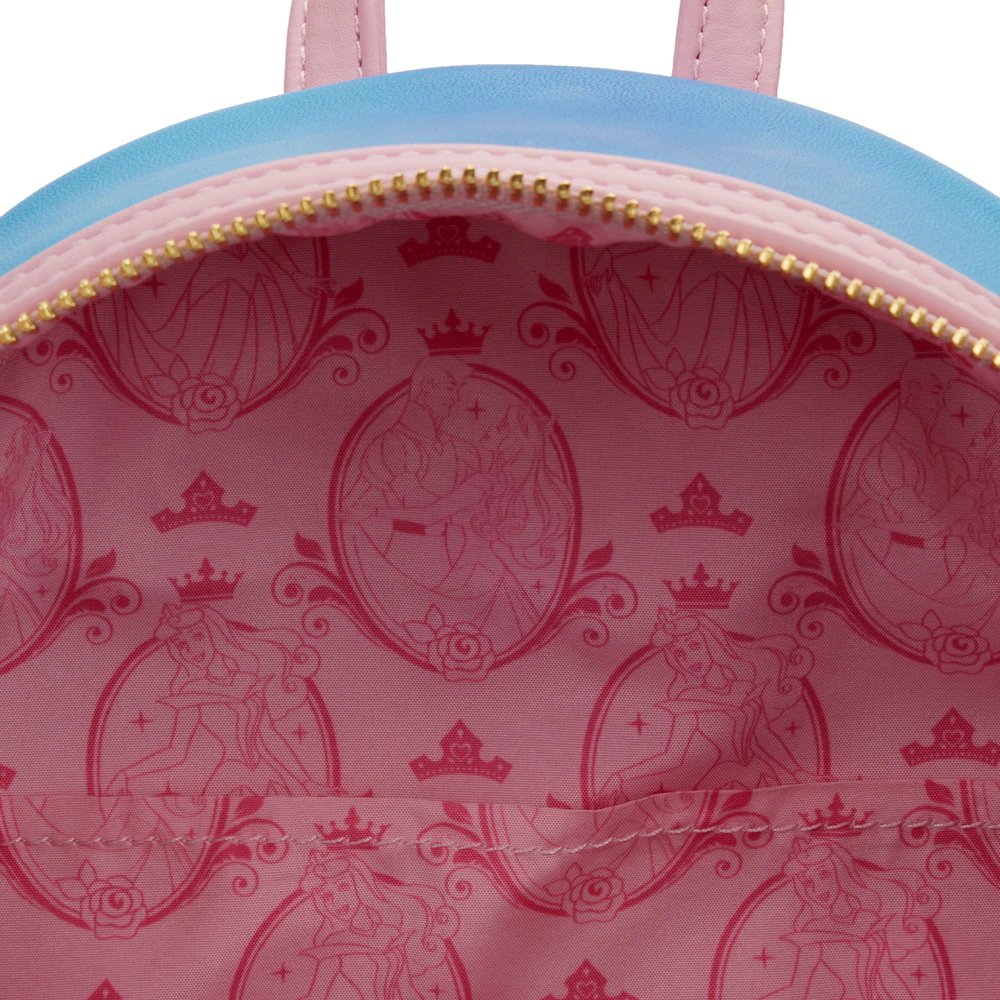 Loungefly Disney Sleeping Beauty Princess Scene Mini Backpack - Interior Lining